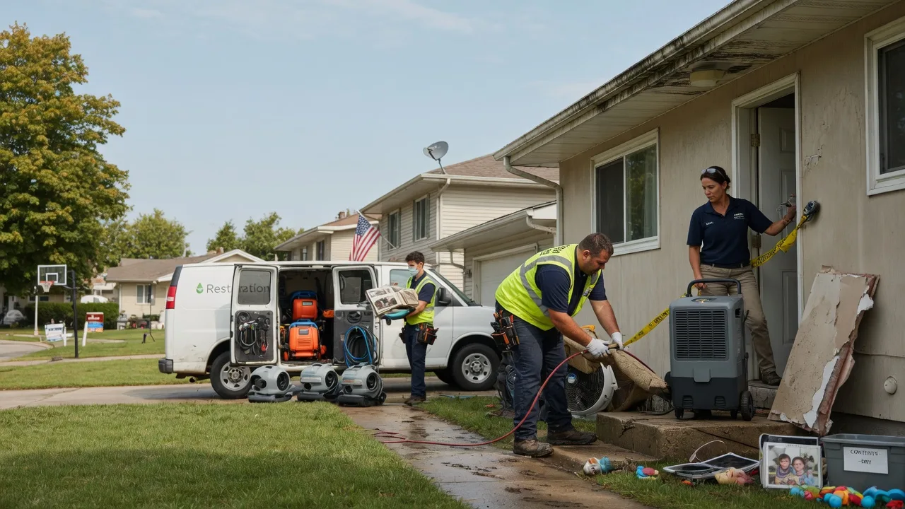 Water Damage Restoration in Golden Eagle, IL near me